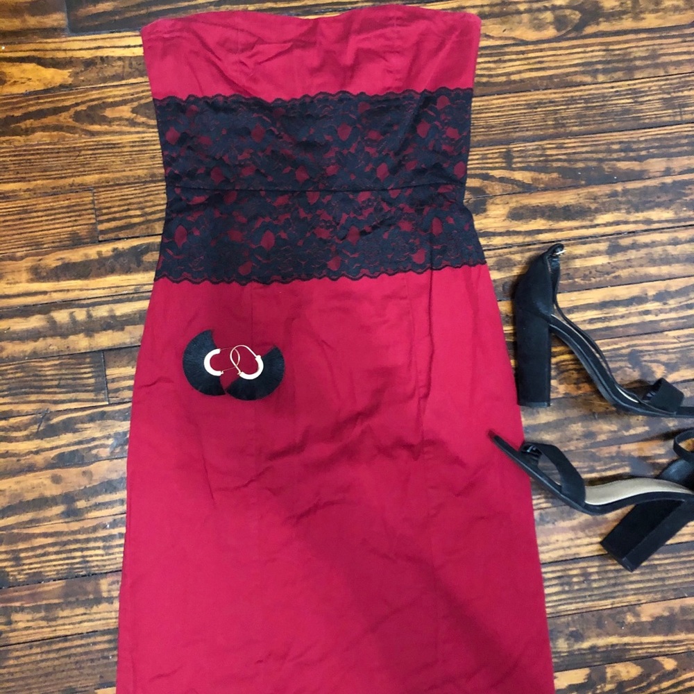 Red dress